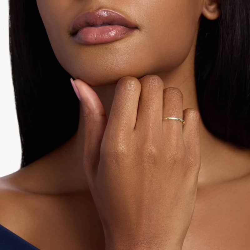 Classic Wedding Ring in 14k Yellow Gold (2mm)