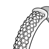 Triple Row Pavé